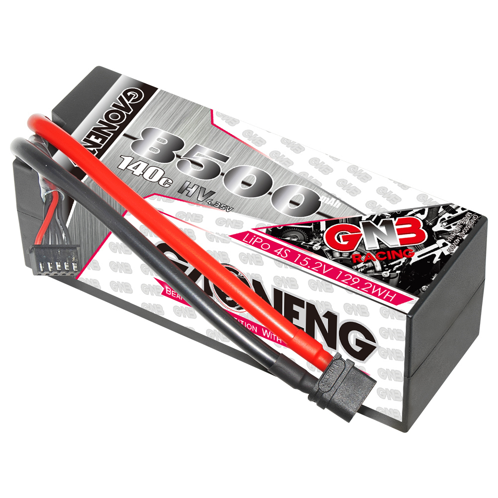1PC - GAONENG GNB LiHV 4S 15.2V 8500mAh 140C Cabled Hard Case LiPo Battery XT60