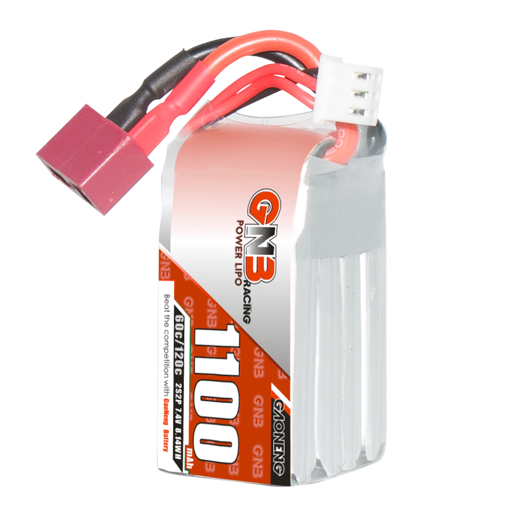 GAONENG GNB 2S 7.4V 1100mAh 60C LiPo Battery T-PLUG