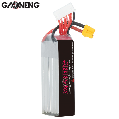 2PCS - GAONENG GNB LiHV 6S 22.8V 550mAh 100C XT30 LiPo Battery Long Type
