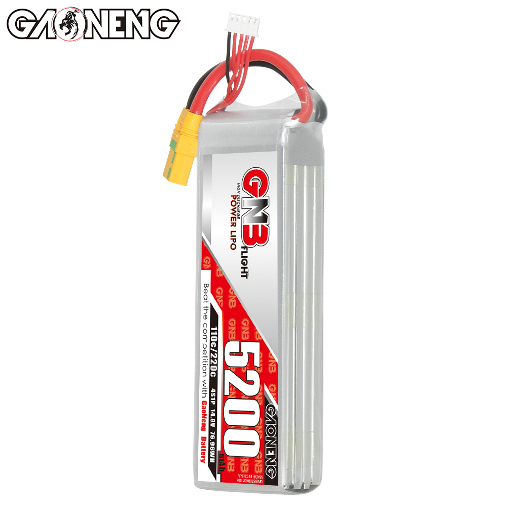 GAONENG GNB 4S 14.8V 5200mAh 110C LiPo Battery XT90S Anti Spark