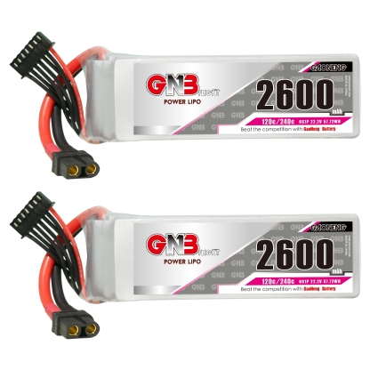 GAONENG GNB 6S 22.2V 2600mAh 120C XT60 LiPo Battery
