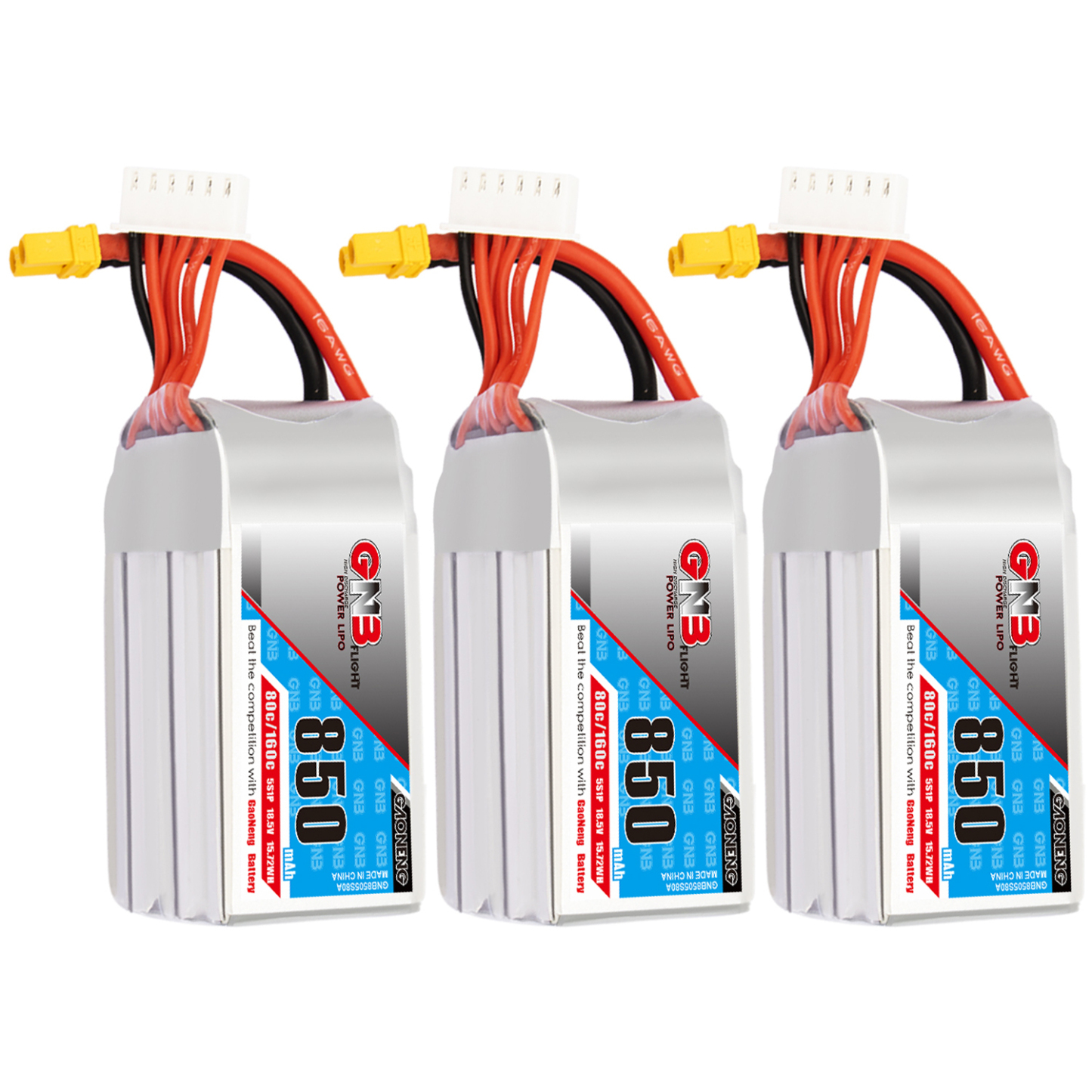 GAONENG GNB 5S 18.5V 850mAh 80C XT30 LiPo Battery