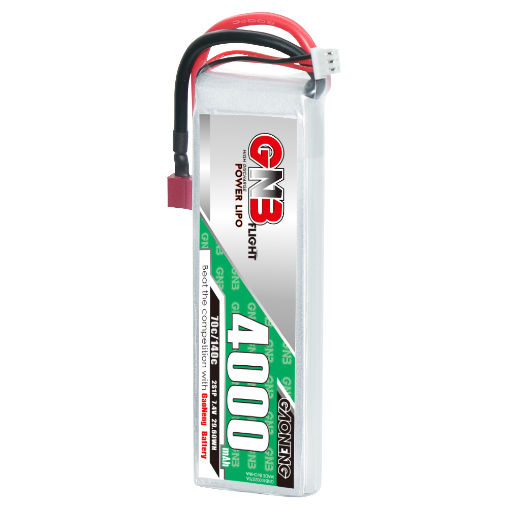 GAONENG GNB 2S 7.4V 4000mAh 70C LiPo Battery T-PLUG