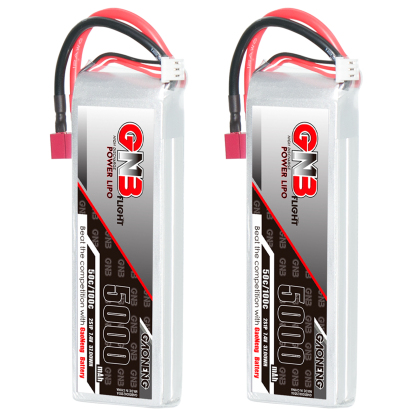GAONENG GNB 2S 7.4V 5000mAh 50C LiPo Battery T-Plug