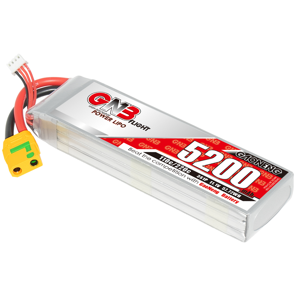 GAONENG GNB 3S 11.1V 5200mAh 110C LiPo Battery XT90 Anti Spark