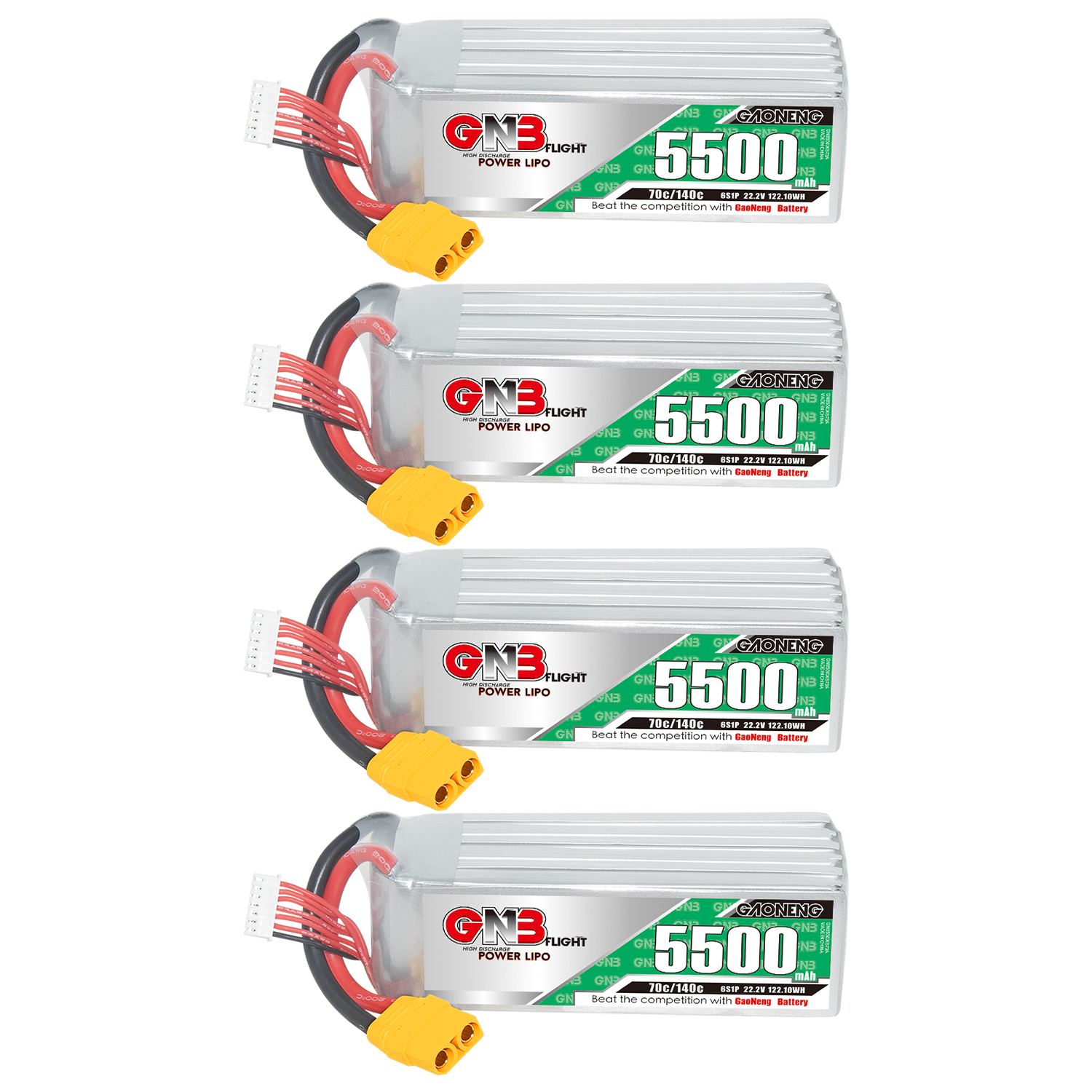 GAONENG GNB 6S 22.2V 5500mAh 70C LiPo Battery XT90