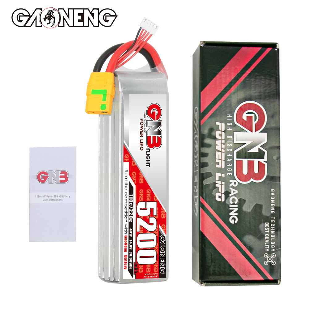 GAONENG GNB 4S 14.8V 5200mAh 110C LiPo Battery XT90S Anti Spark