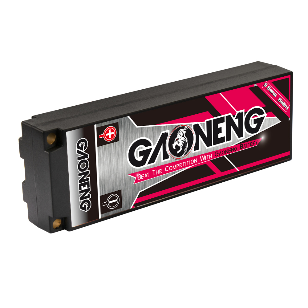 GAONENG GNB LiHV 2S 7.6V 7600mAh 150C LCG Hard Case LiPo Battery