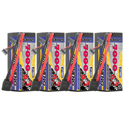 GAONENG GNB 4S 14.8V 7000mAh 140C Cabled Hard Case LiPo Battery XT90