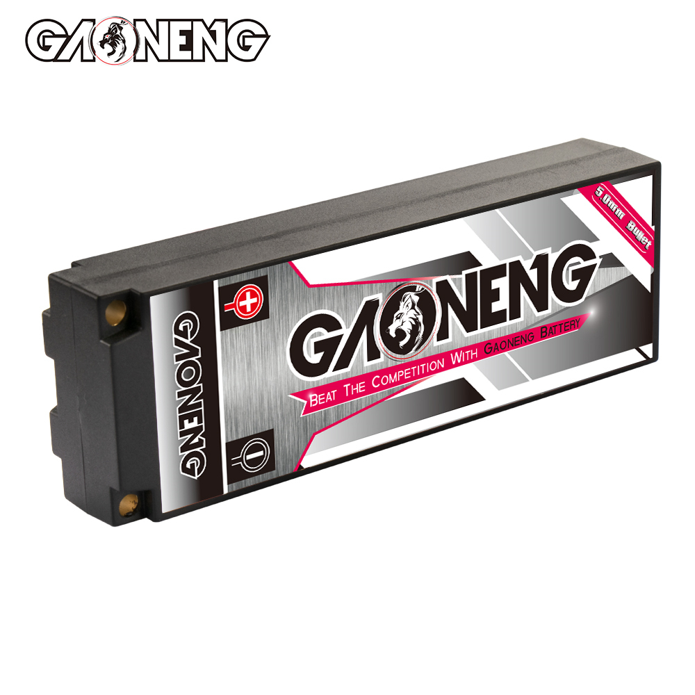 1PC - GAONENG GNB LiHV 2S 7.6V 8500mAh 140C 5mm Hard Case LiPo Battery T-Plug