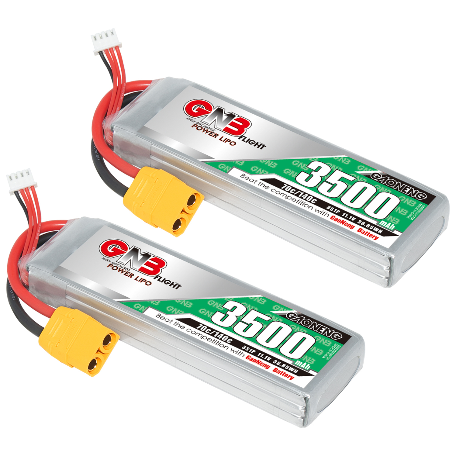 GAONENG GNB 3S 11.1V 3500mAh 70C LiPo Battery XT90