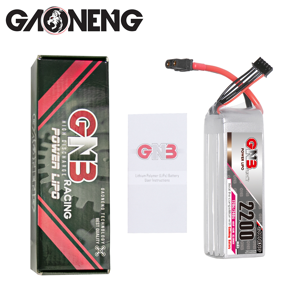 GAONENG GNB 4S 14.8V 2200mAh 120C XT60 LiPo Battery