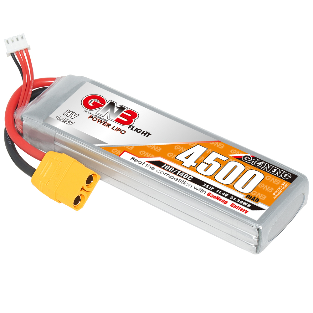 GAONENG GNB LiHV 3S 11.4V 4500mAh 70C LiPo Battery XT90