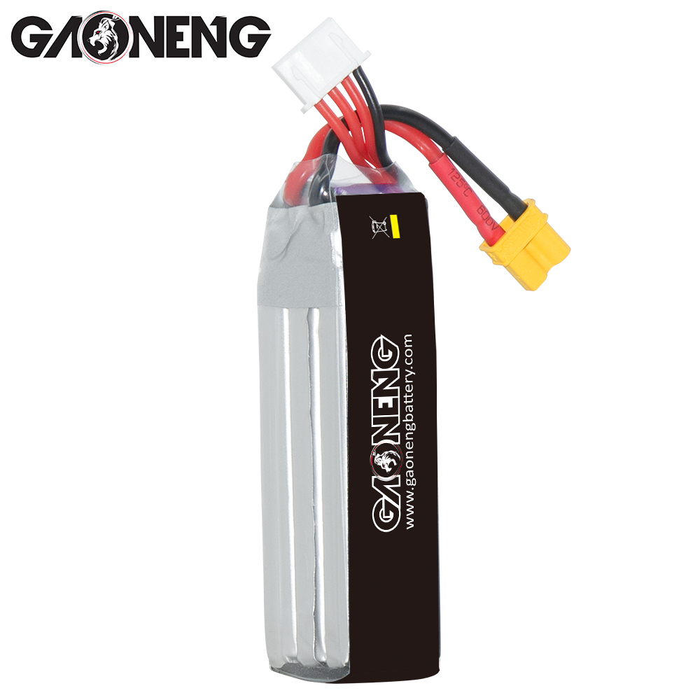 2PCS - GAONENG GNB LiHV 3S 11.4V 850mAh 60C XT30 LiPo Battery