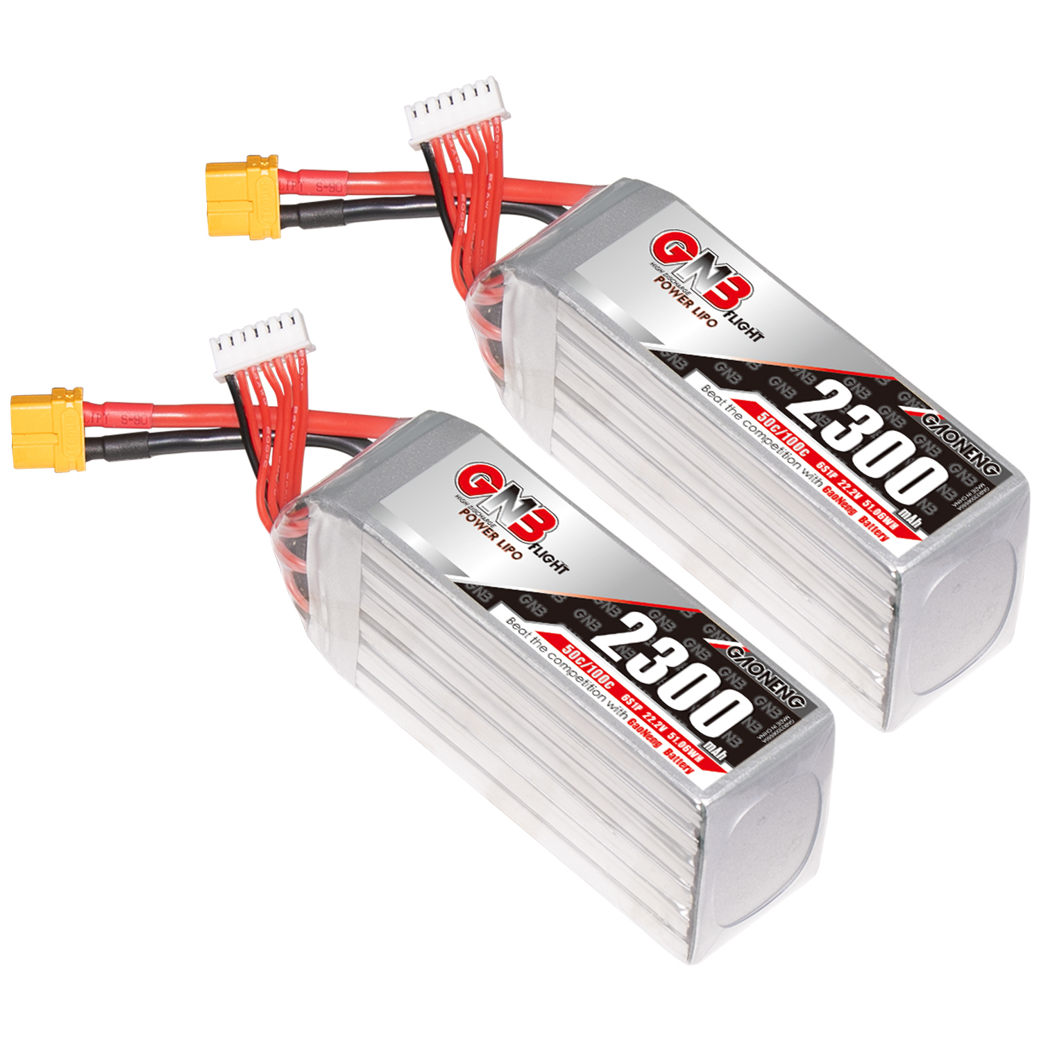 GAONENG GNB 6S 22.2V 2300mAh 50C XT60 LiPo Battery