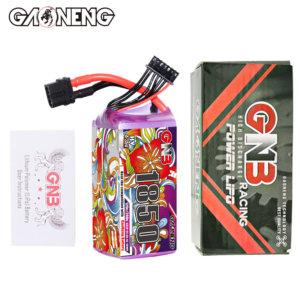 GAONENG GNB LiHV 6S 22.8V 1850mAh 120C XT60 LiPo Battery