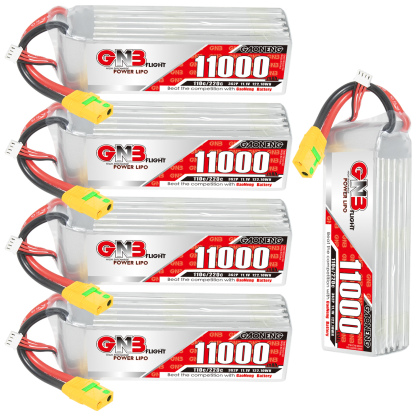 GAONENG GNB 3S 11.1V 11000mAh 11AH 110C RC LiPo Battery XT90S Anti Spark