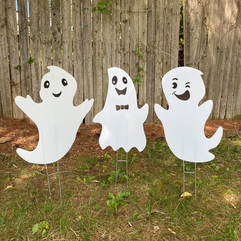 NEW PRODUCT | Halloween Ghost Yard Decor | Yard Signs | Halloween Decorations | Yard Art | Ghost Decorations