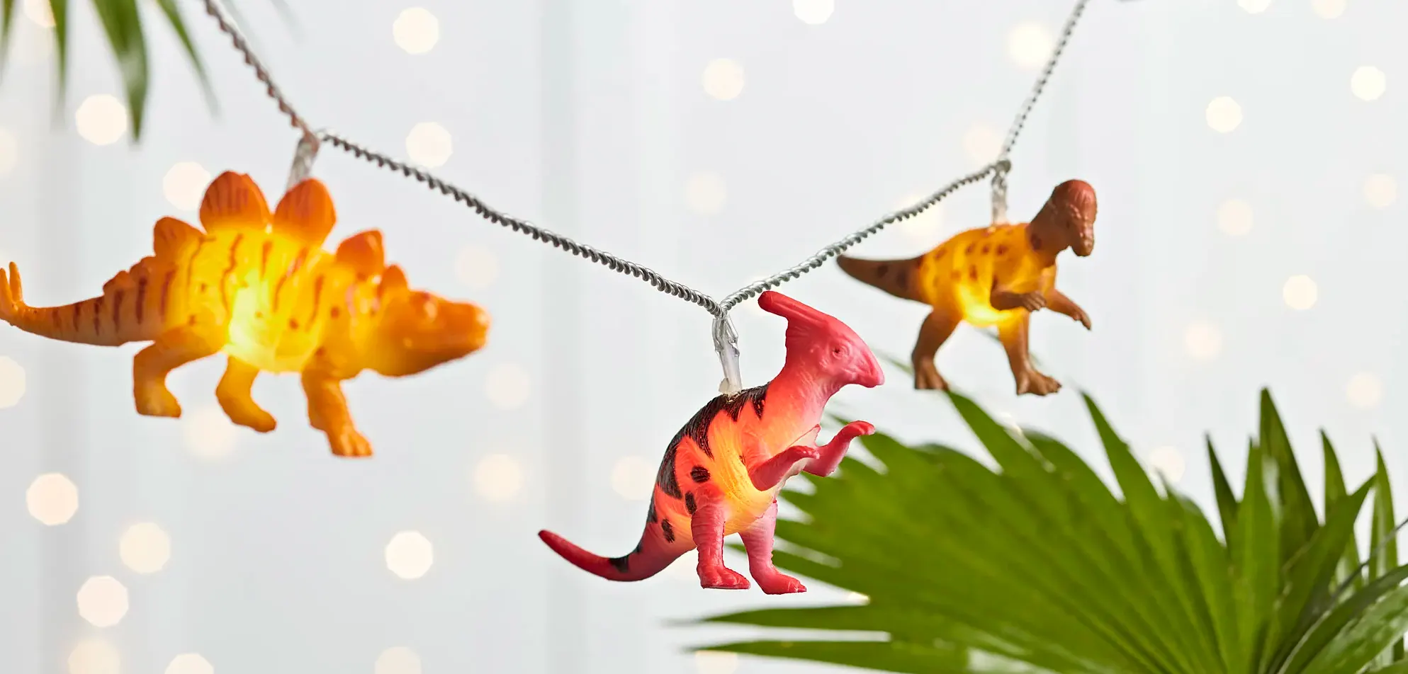 10 LED Dinosaur String Lights 