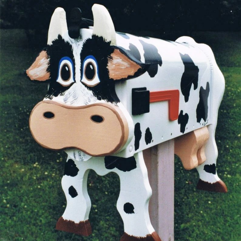 🐄Cow Mailbox - Farm Animal Mailboxes