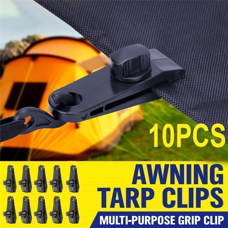 Fixed Plastic Clip For Outdoor Tent - Tent Clips Outdoor Camping(10 PCS)