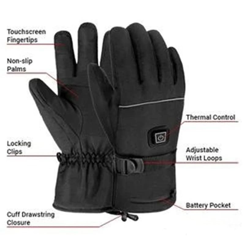 Electric Battery Heating Gloves Adjustable Temperature