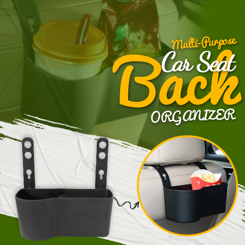 Multi-Purpose Car Seat Back Organizer