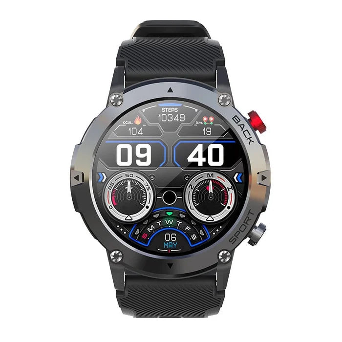 HD LCD Bluetooth Tactical Smart Watch