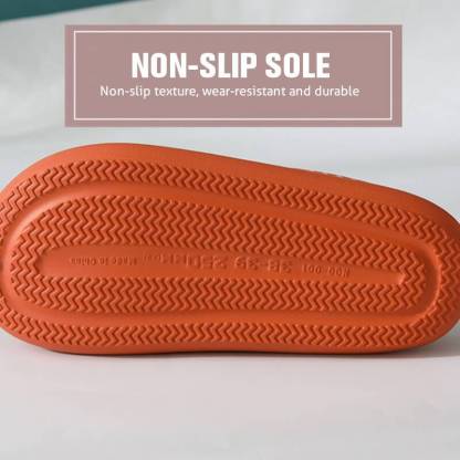Thick-soled Non-slip Waterproof Fluffy Slippers