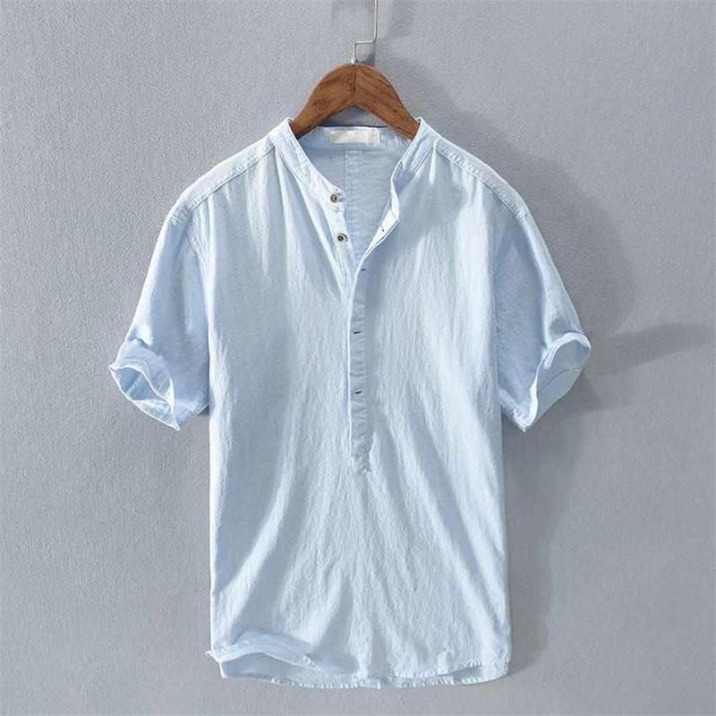 🔥Men's New Linen Casual Short Sleeve Shirt-BUY 2 FREE SHIPPING