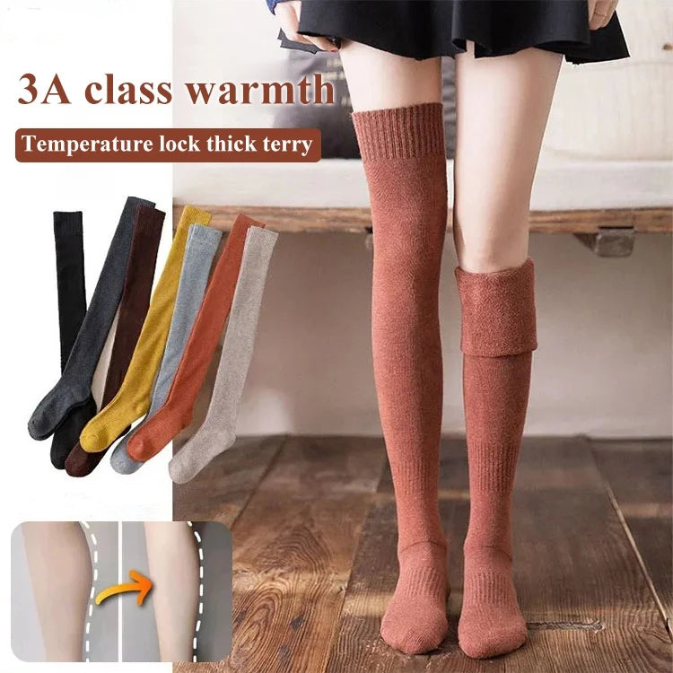 Warm Thigh High Socks Long Stockings