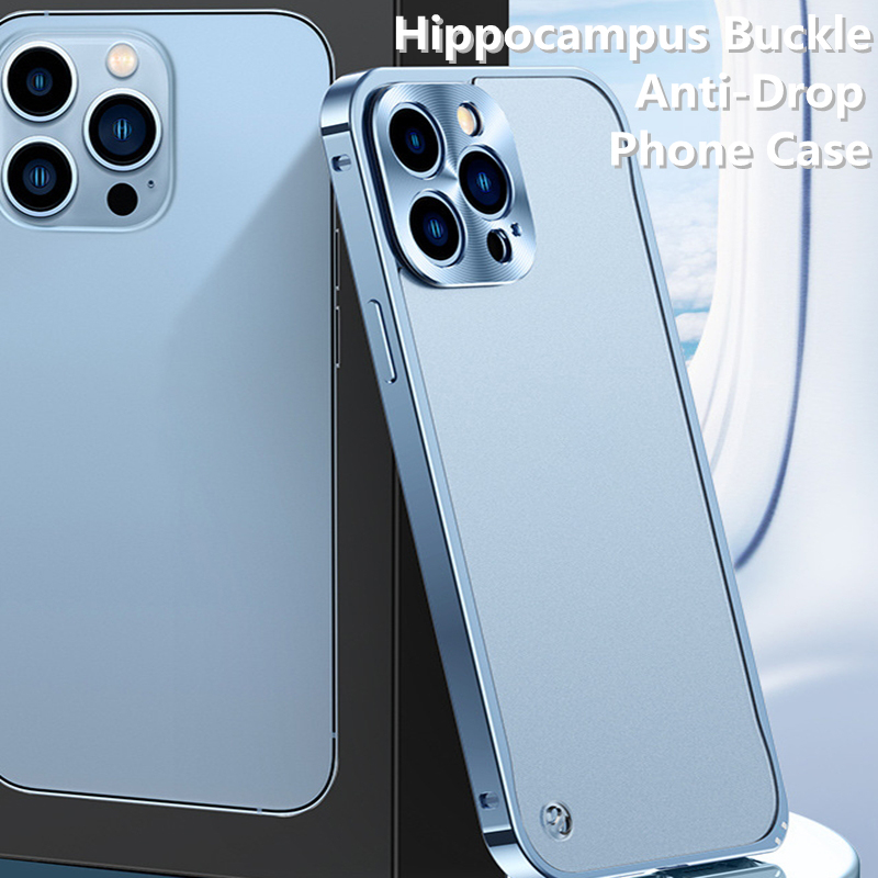 iPhone13 Hippocampus Buckle Anti-Drop Phone Case