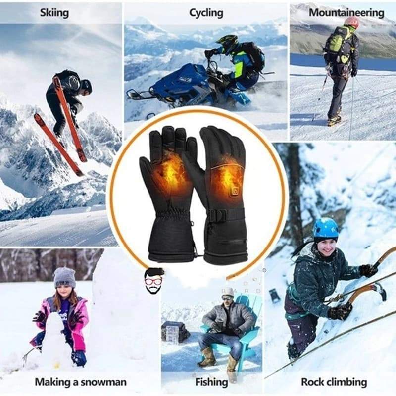 Electric Battery Heating Gloves Adjustable Temperature