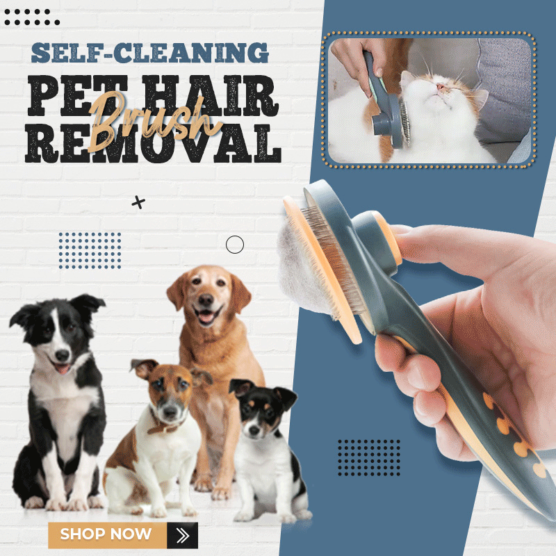 🔥Hot Sale🔥Self-Cleaning Pet Hair Removal Brush