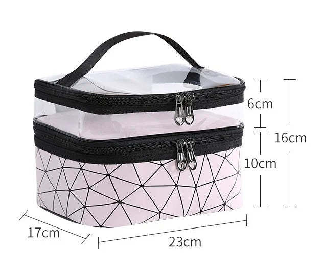 🔥 🔥Double-layer Cosmetic Bag