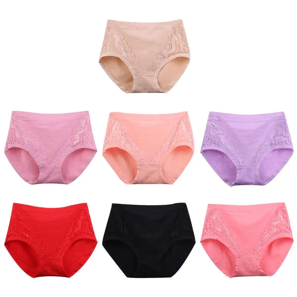 ⏰New Years Sale - 50% Off ?Plus Size High Waist Leak Proof Cotton Panties