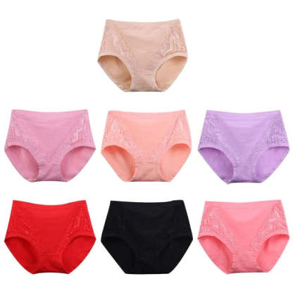 ⏰New Years Sale - 50% Off ?Plus Size High Waist Leak Proof Cotton Panties