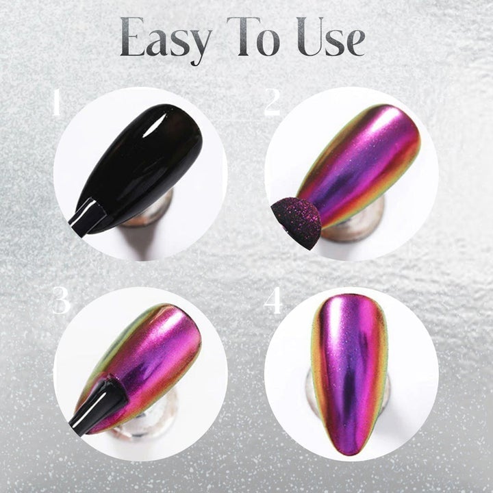 Galaxy Chrome Nail Powder Pen