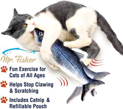 Flopping Electric Fish Toy for Cats