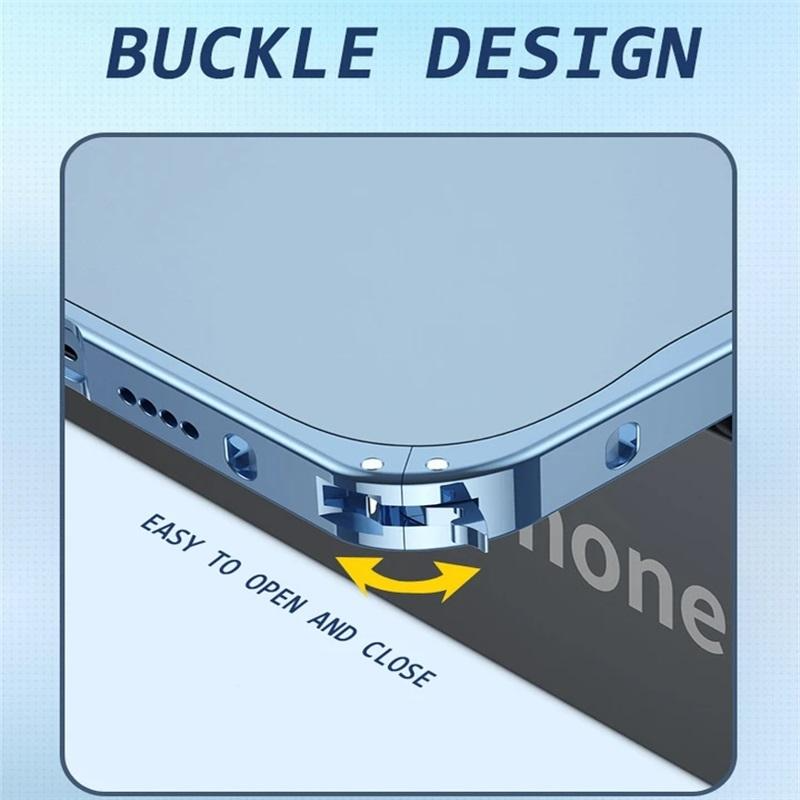 iPhone13 Hippocampus Buckle Anti-Drop Phone Case