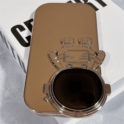 3D ASTRONAUT LENS PROTECTOR KICKSTAND IPHONE CASE