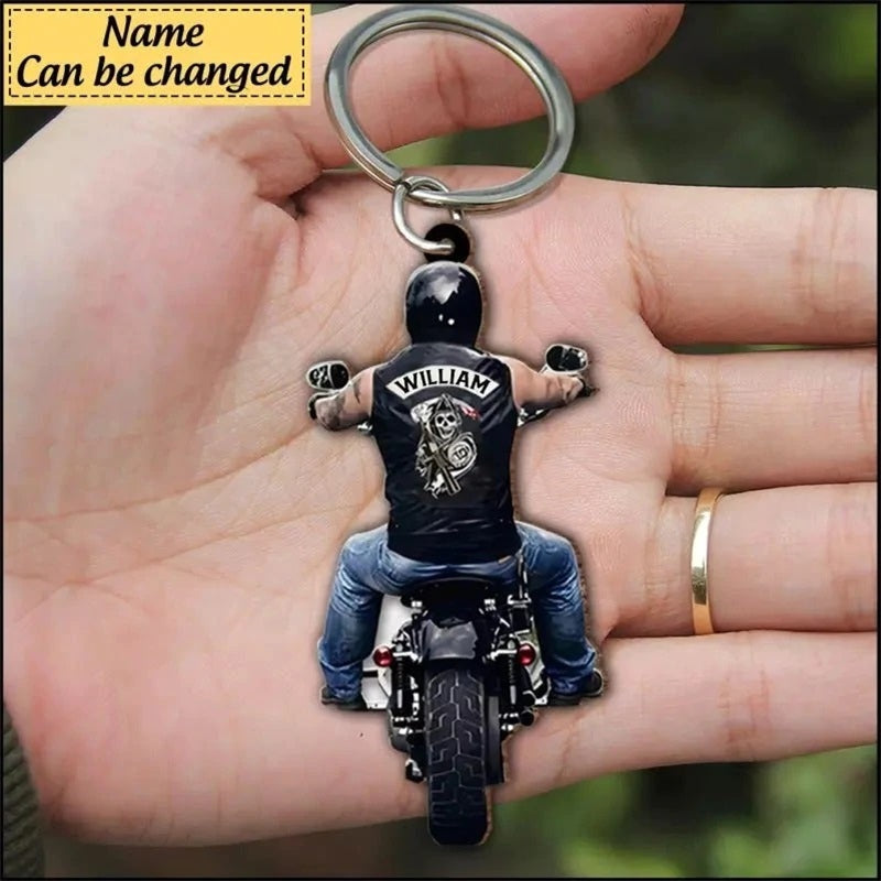 Motorcycle Acrylic Keychain