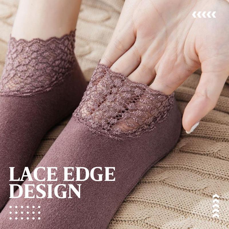 (Christmas Sale) New Fashion Lace Warmer Socks