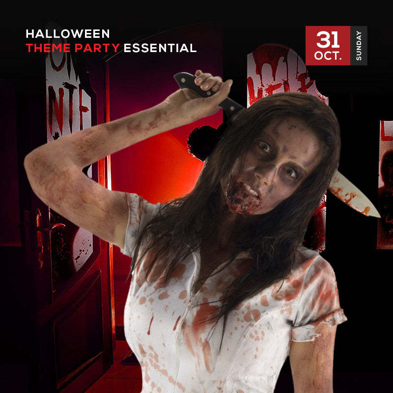 Pousbo® Halloween Through Head Knife Headbands