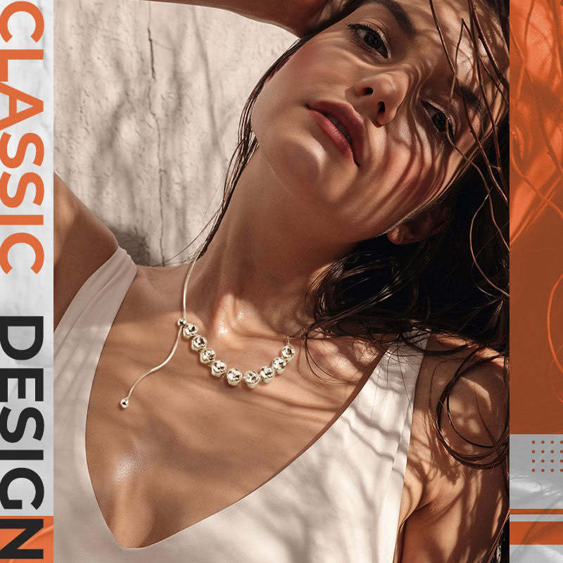 Classic Geometric Zircon Necklace