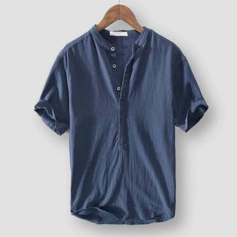 🔥Men's New Linen Casual Short Sleeve Shirt-BUY 2 FREE SHIPPING