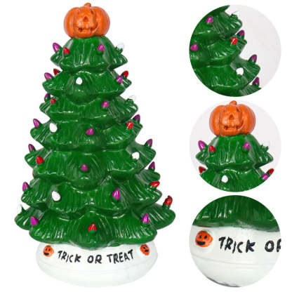 Mintiml® Halloween Colored lights Christmas Tree-Handcrafted and Hand Painted