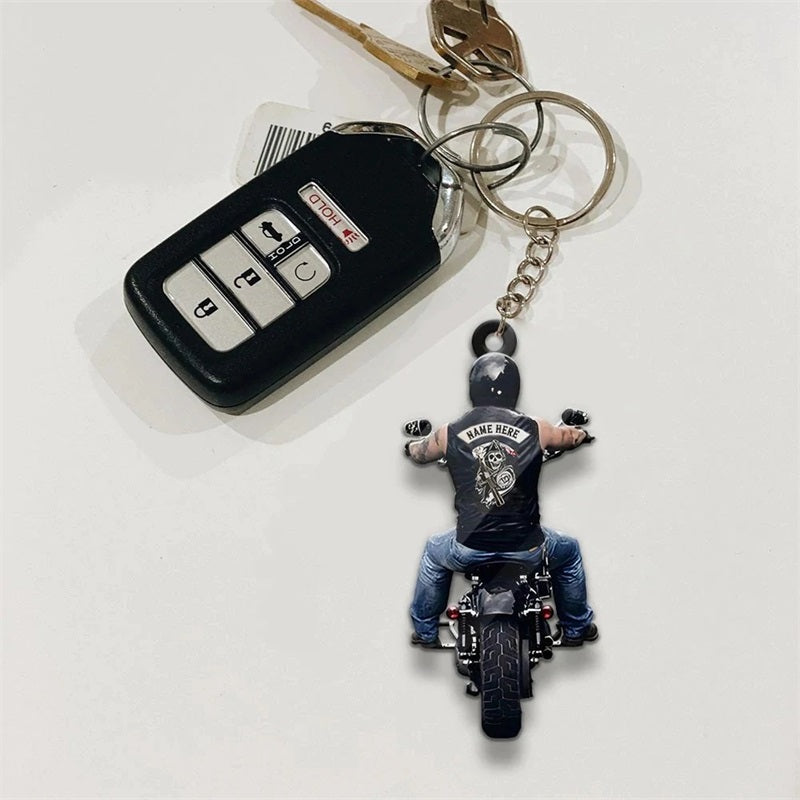 Motorcycle Acrylic Keychain