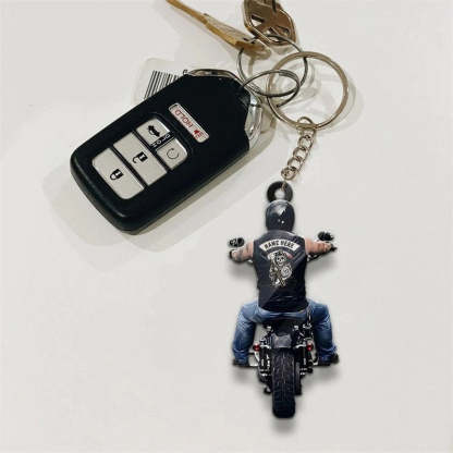 Motorcycle Acrylic Keychain