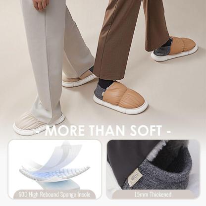 Waterproof Soft Down Slippers